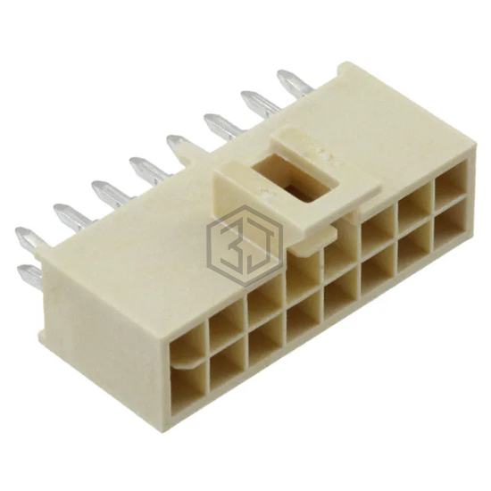 1053102216 - Molex - Rectangular Connectors - Headers, Male Pins