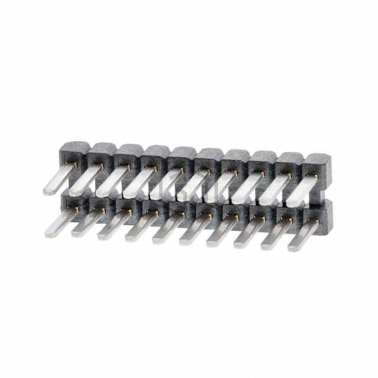 0757571401 - Molex - Rectangular Connectors - Headers, Male Pins