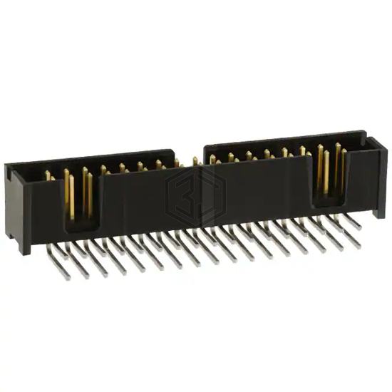 103310-7 - TE Connectivity AMP Connectors - Rectangular Connectors - Headers, Male Pins