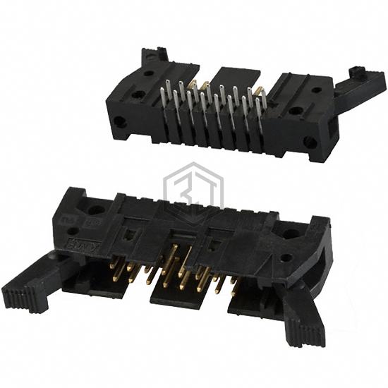 499913-3 - TE Connectivity AMP Connectors - Rectangular Connectors - Headers, Male Pins