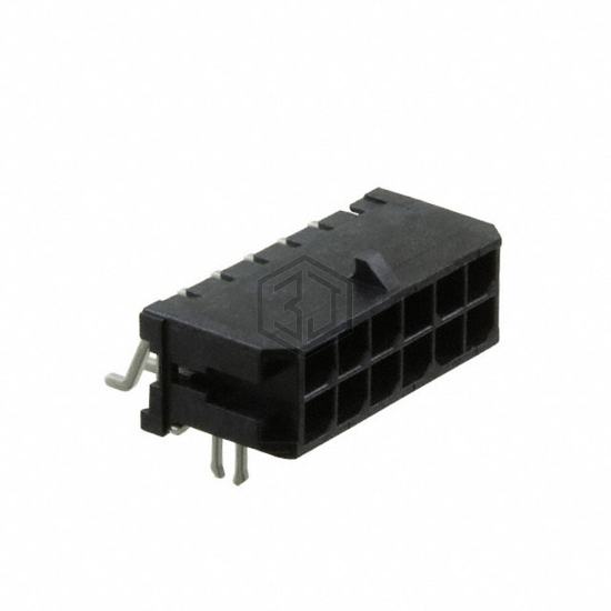 0430451208 - Molex - Rectangular Connectors - Headers, Male Pins