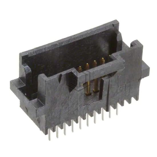 5-104666-1 - TE Connectivity AMP Connectors - Rectangular Connectors - Headers, Male Pins