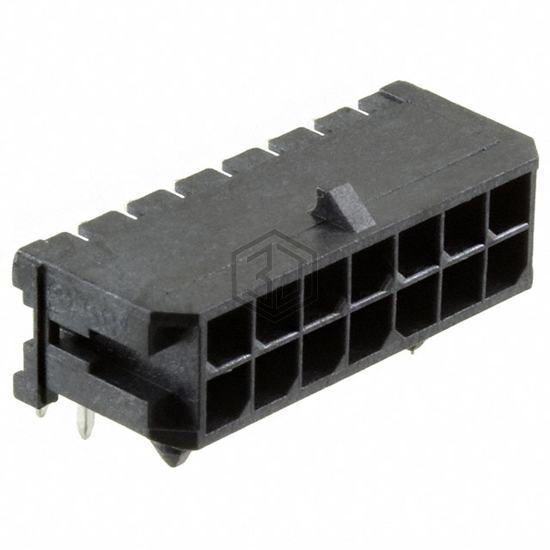 0430451401 - Molex - Rectangular Connectors - Headers, Male Pins
