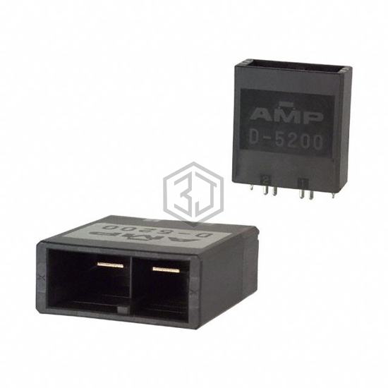 1-353080-2 - TE Connectivity AMP Connectors - Rectangular Connectors - Headers, Male Pins
