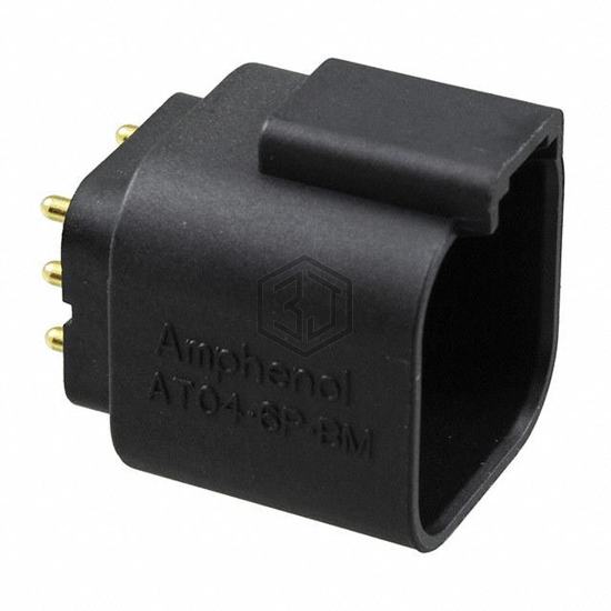 AT04-6P-BM02 - Amphenol Sine Systems Corp - Rectangular Connectors - Headers, Male Pins