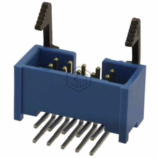 2-1761609-3 - TE Connectivity AMP Connectors - Rectangular Connectors - Headers, Male Pins