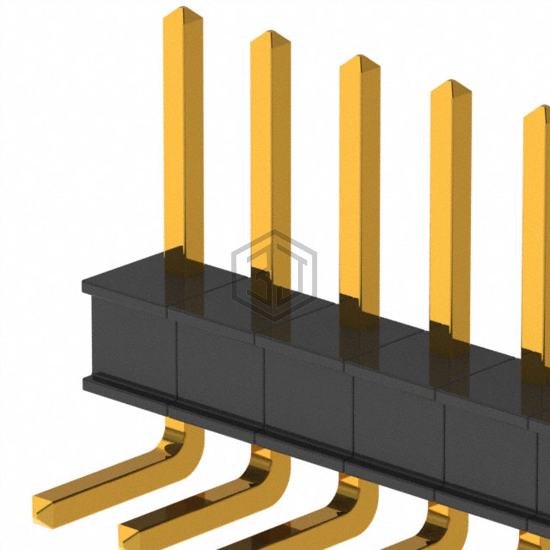 929648-01-09-I - 3M - Rectangular Connectors - Headers, Male Pins