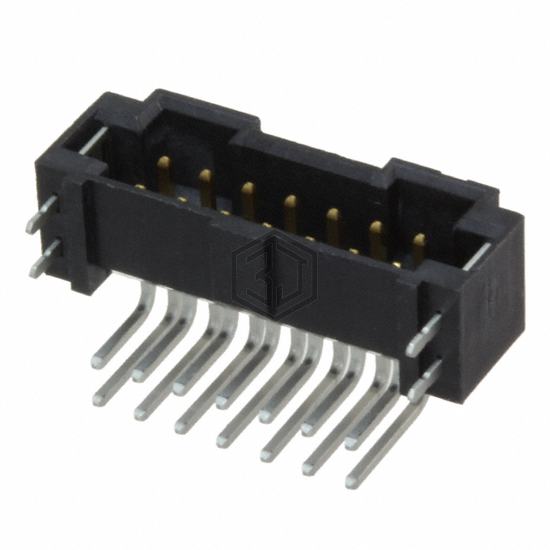 T2M-107-01-L-D-RA-WT - Samtec Inc. - Rectangular Connectors - Headers, Male Pins