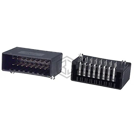 178307-2 - TE Connectivity AMP Connectors - Rectangular Connectors - Headers, Male Pins