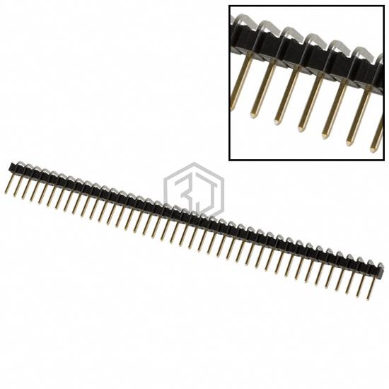 4-102974-0 - TE Connectivity AMP Connectors - Rectangular Connectors - Headers, Male Pins