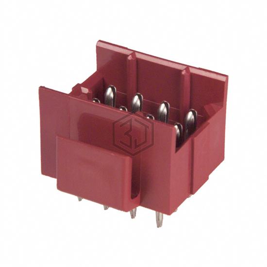 640502-3 - TE Connectivity AMP Connectors - Rectangular Connectors - Headers, Male Pins