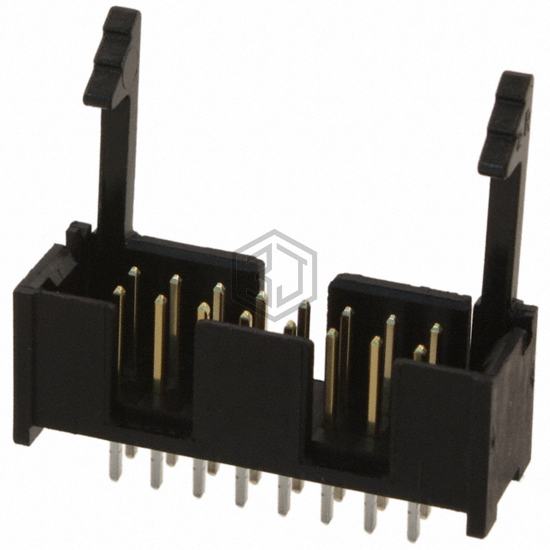 104128-3 - TE Connectivity AMP Connectors - Rectangular Connectors - Headers, Male Pins
