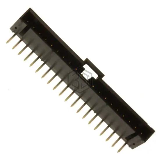 0705530019 - Molex - Rectangular Connectors - Headers, Male Pins