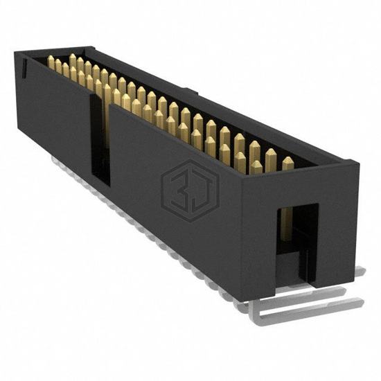 TSS-120-04-L-D-RA - Samtec Inc. - Rectangular Connectors - Headers, Male Pins