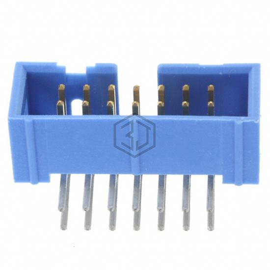 2-1761605-5 - TE Connectivity AMP Connectors - Rectangular Connectors - Headers, Male Pins