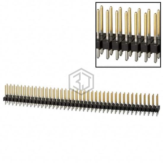4-102977-0 - TE Connectivity AMP Connectors - Rectangular Connectors - Headers, Male Pins