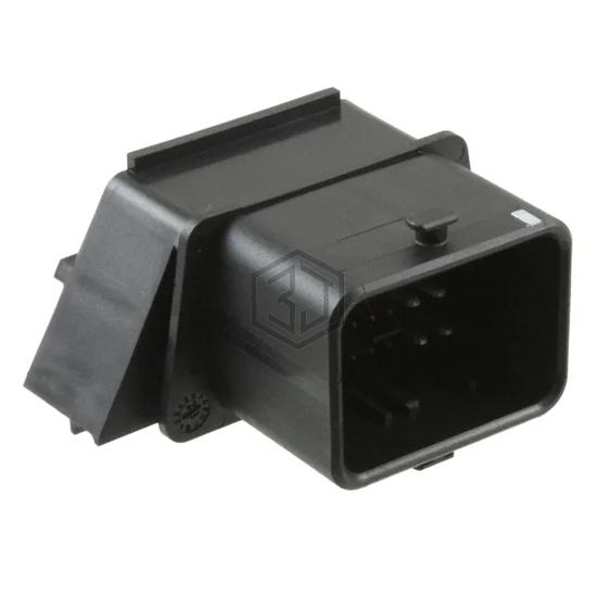 0643340100 - Molex - Rectangular Connectors - Headers, Male Pins