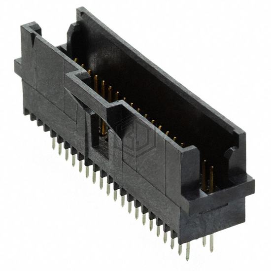 5-104666-3 - TE Connectivity AMP Connectors - Rectangular Connectors - Headers, Male Pins