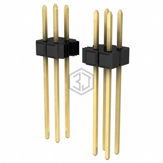 929665-05-36-I - 3M - Rectangular Connectors - Headers, Male Pins