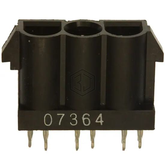 173925-1 - TE Connectivity AMP Connectors - Rectangular Connectors - Headers, Male Pins