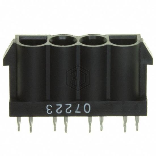 173926-1 - TE Connectivity AMP Connectors - Rectangular Connectors - Headers, Male Pins
