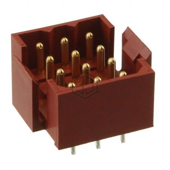 1-207120-1 - TE Connectivity AMP Connectors - Rectangular Connectors - Headers, Male Pins
