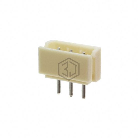 25SH-E-03-TS - Adam Tech - Rectangular Connectors - Headers, Male Pins