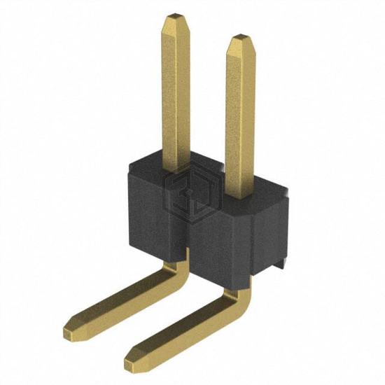 2PH1R-02-UA - Adam Tech - Rectangular Connectors - Headers, Male Pins