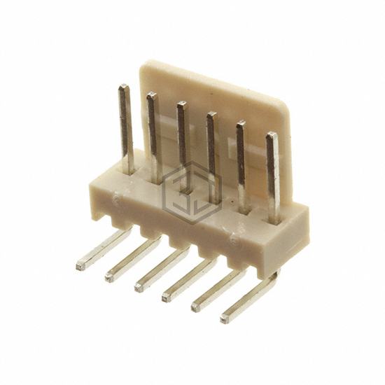 LHA-06-TRA - Adam Tech - Rectangular Connectors - Headers, Male Pins