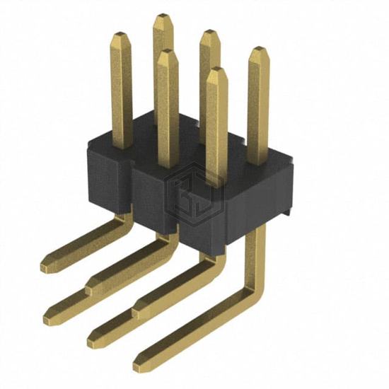 2PH2R-06-UA - Adam Tech - Rectangular Connectors - Headers, Male Pins