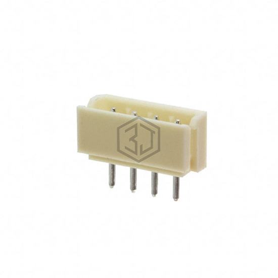 25SH-E-04-TS - Adam Tech - Rectangular Connectors - Headers, Male Pins