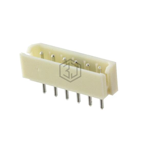 25SH-E-06-TS - Adam Tech - Rectangular Connectors - Headers, Male Pins