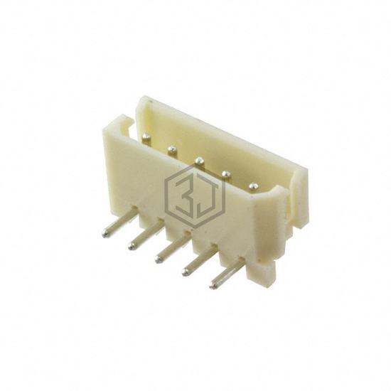 25SH-E-05-TR - Adam Tech - Rectangular Connectors - Headers, Male Pins