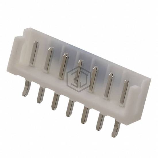 25SH-C-07-TS - Adam Tech - Rectangular Connectors - Headers, Male Pins
