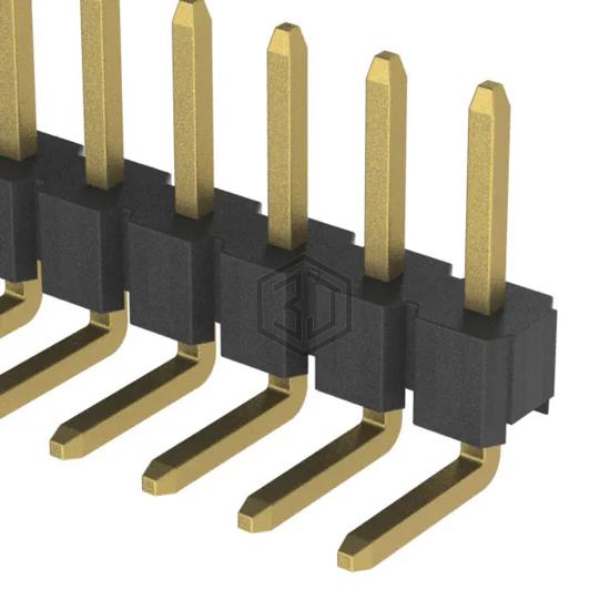 2PH1R-18-UA - Adam Tech - Rectangular Connectors - Headers, Male Pins