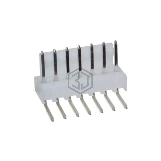 LHS-07-TRA - Adam Tech - Rectangular Connectors - Headers, Male Pins