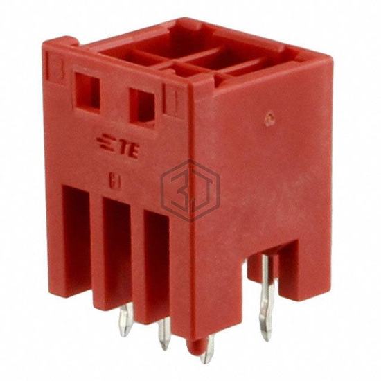 3-1971906-3 - TE Connectivity AMP Connectors - Rectangular Connectors - Headers, Male Pins