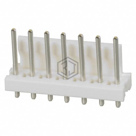 640388-7 - TE Connectivity AMP Connectors - Rectangular Connectors - Headers, Male Pins