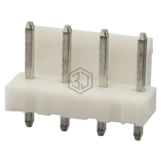 1744037-4 - TE Connectivity AMP Connectors - Rectangular Connectors - Headers, Male Pins