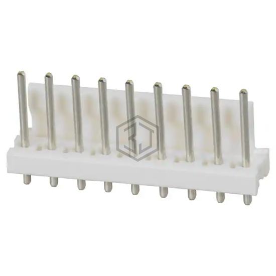 640388-9 - TE Connectivity AMP Connectors - Rectangular Connectors - Headers, Male Pins