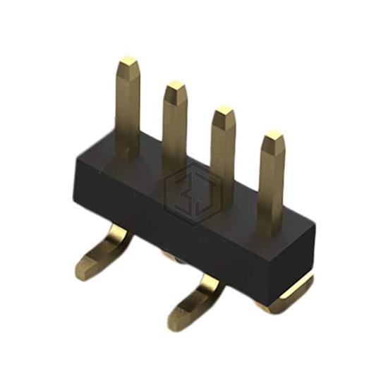 BC032-04-A-2-0200-0200-L-B - GCT - Rectangular Connectors - Headers, Male Pins