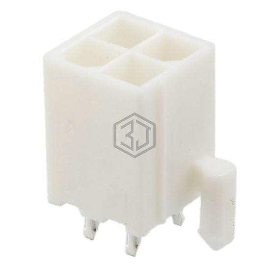 1586040-4 - TE Connectivity AMP Connectors - Rectangular Connectors - Headers, Male Pins
