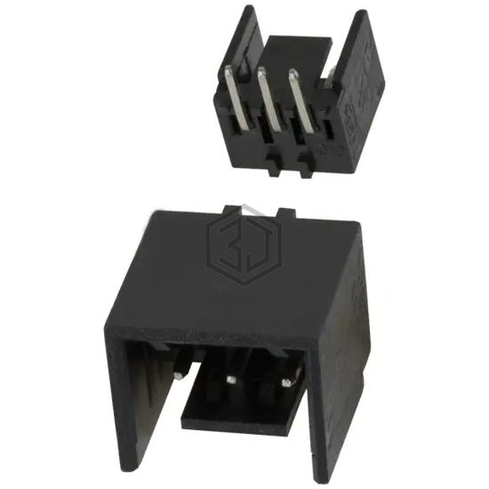 2-644488-3 - TE Connectivity AMP Connectors - Rectangular Connectors - Headers, Male Pins