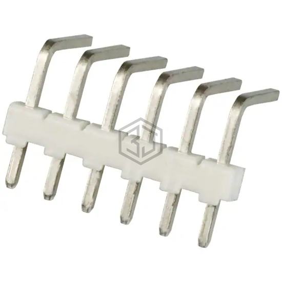 3-644457-6 - TE Connectivity AMP Connectors - Rectangular Connectors - Headers, Male Pins