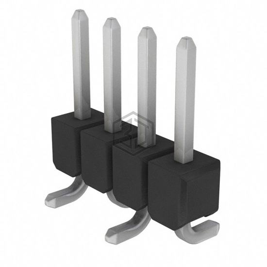 146132-2 - TE Connectivity AMP Connectors - Rectangular Connectors - Headers, Male Pins