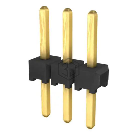 TMM-103-02-G-S - Samtec Inc. - Rectangular Connectors - Headers, Male Pins