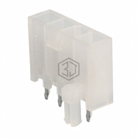 2029058-4 - TE Connectivity AMP Connectors - Rectangular Connectors - Headers, Male Pins