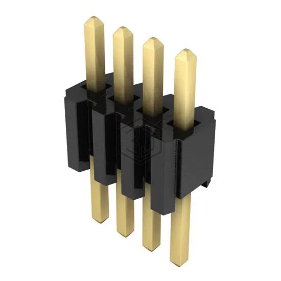 TMS-104-02-G-S - Samtec Inc. - Rectangular Connectors - Headers, Male Pins