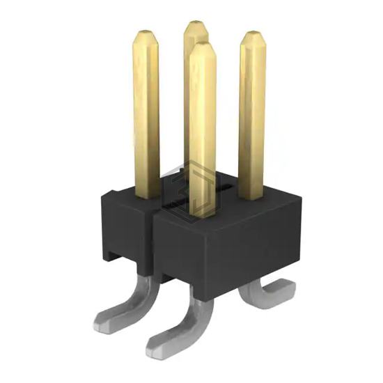 146130-1 - TE Connectivity AMP Connectors - Rectangular Connectors - Headers, Male Pins