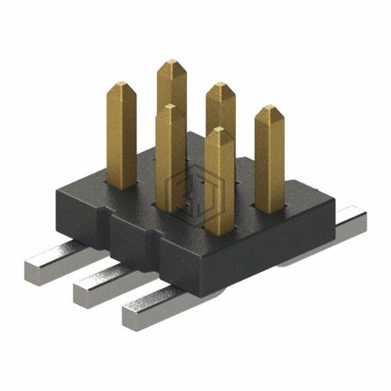 FTS-103-02-L-DV-TR - Samtec Inc. - Rectangular Connectors - Headers, Male Pins